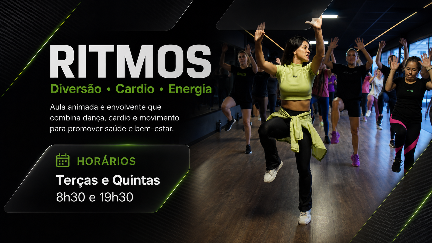 Arte oficial da modalidade Ritmos